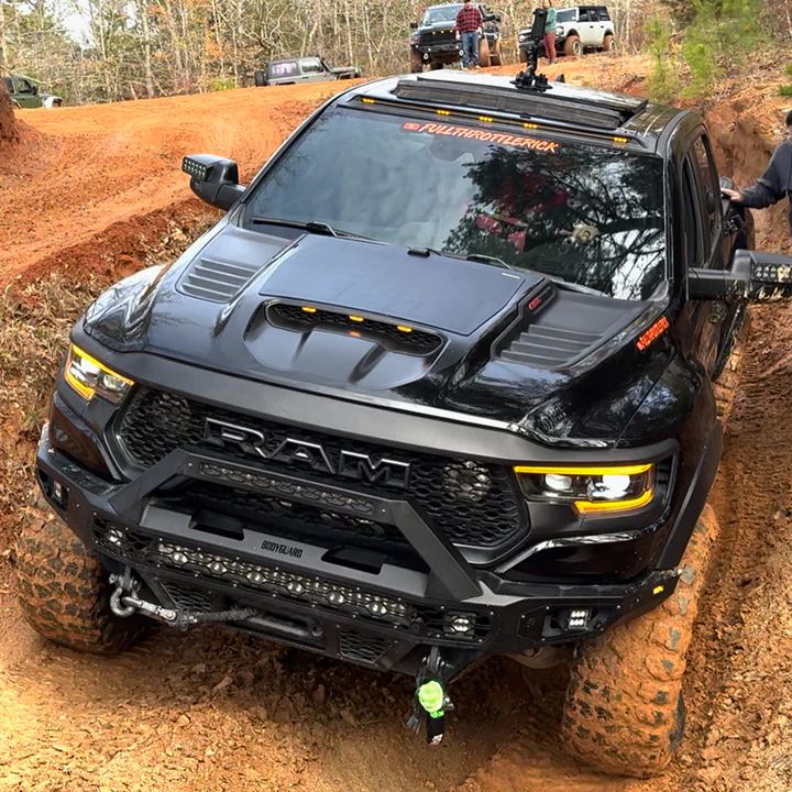 Ram 1500 hood solar panel